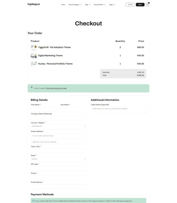 DigiMagnet - Digital Product Store Templates for Elementor