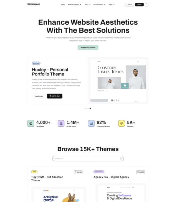 DigiMagnet - Digital Product Store Templates for Elementor