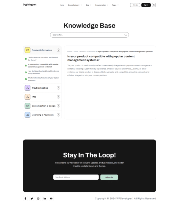 DigiMagnet - Digital Product Store Templates for Elementor